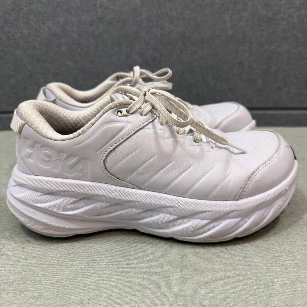 Hoka Bondi SR White Walking Shoe 1129351 WHT Women's Size 7.5 D Wide - Picture 4 of 15